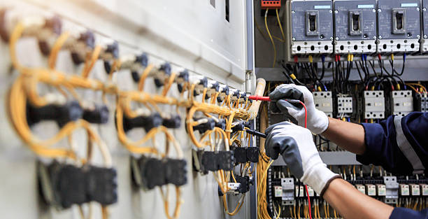 Professional Electrician technician working in Beverly, NJ
